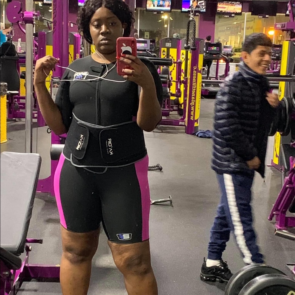 Sauna suit size large Neoprene for weight loss